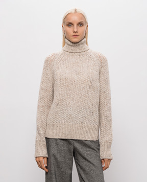 Ermanno Scervino Life Beige alpaca wool sweater D494M502IJT