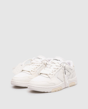 Off-White Slim Out Of Office white combo sneakers with contrasting logo OWIA276C99LEA002