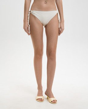 Jil Sander White swimsuit panties with ties J40SG0108J20011