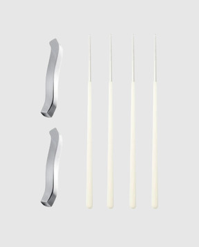 Broggi 1818 Kyoto white sushi chopsticks set 1920516P82