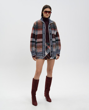 Missoni Checked wool mini skirt DS25WH14BC005L
