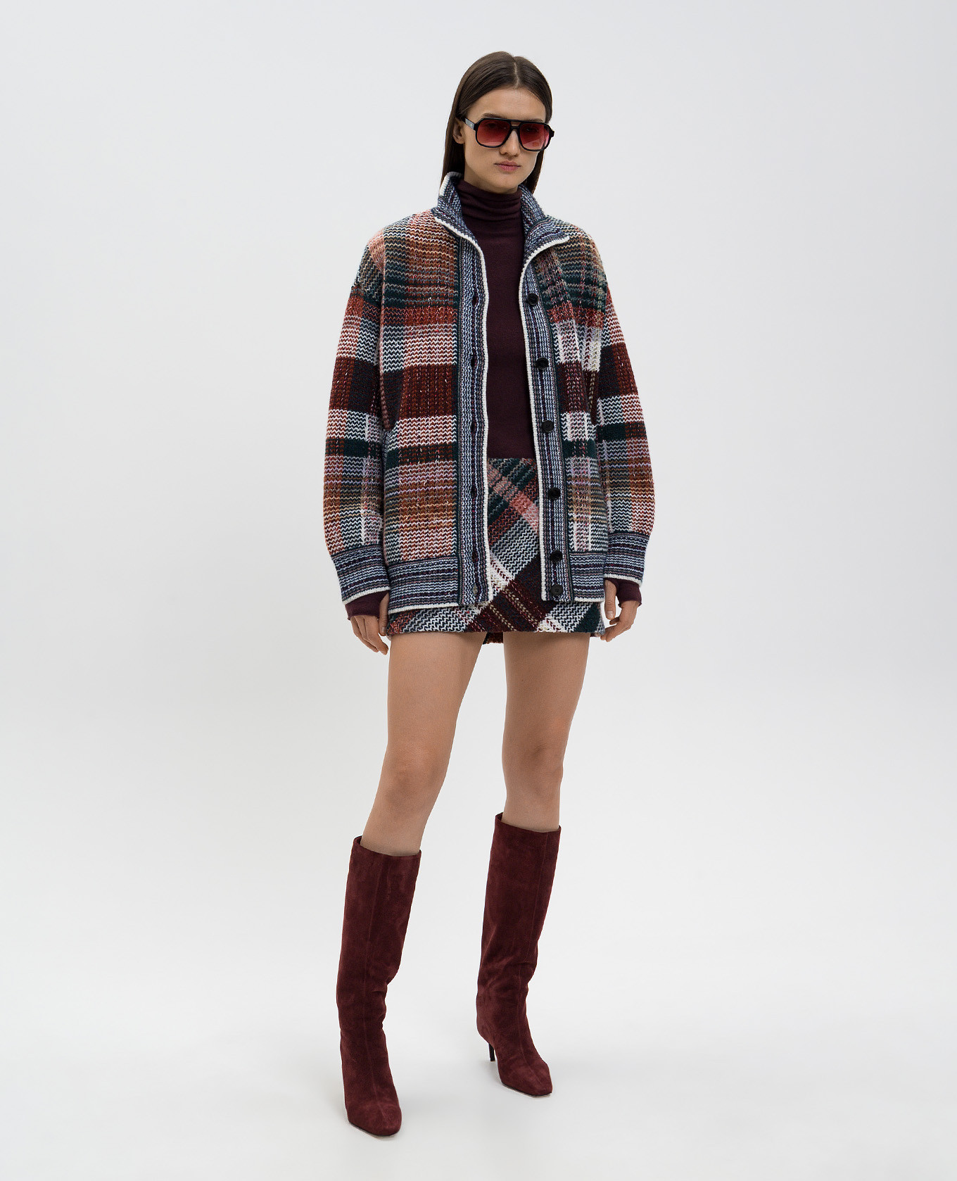 Checked wool mini skirt Missoni 2