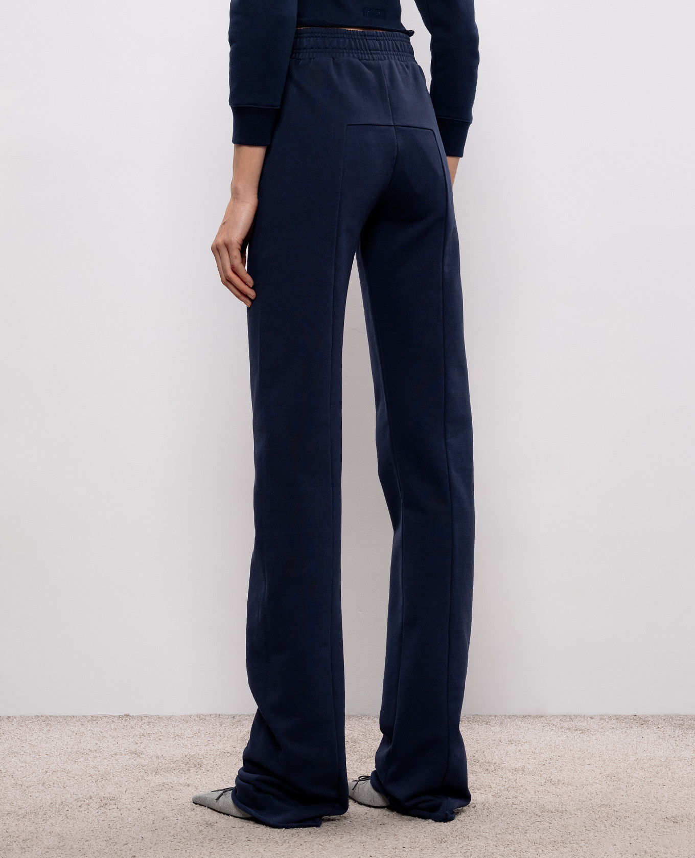 Blue sweatpants with logo embroidery Vetements 4