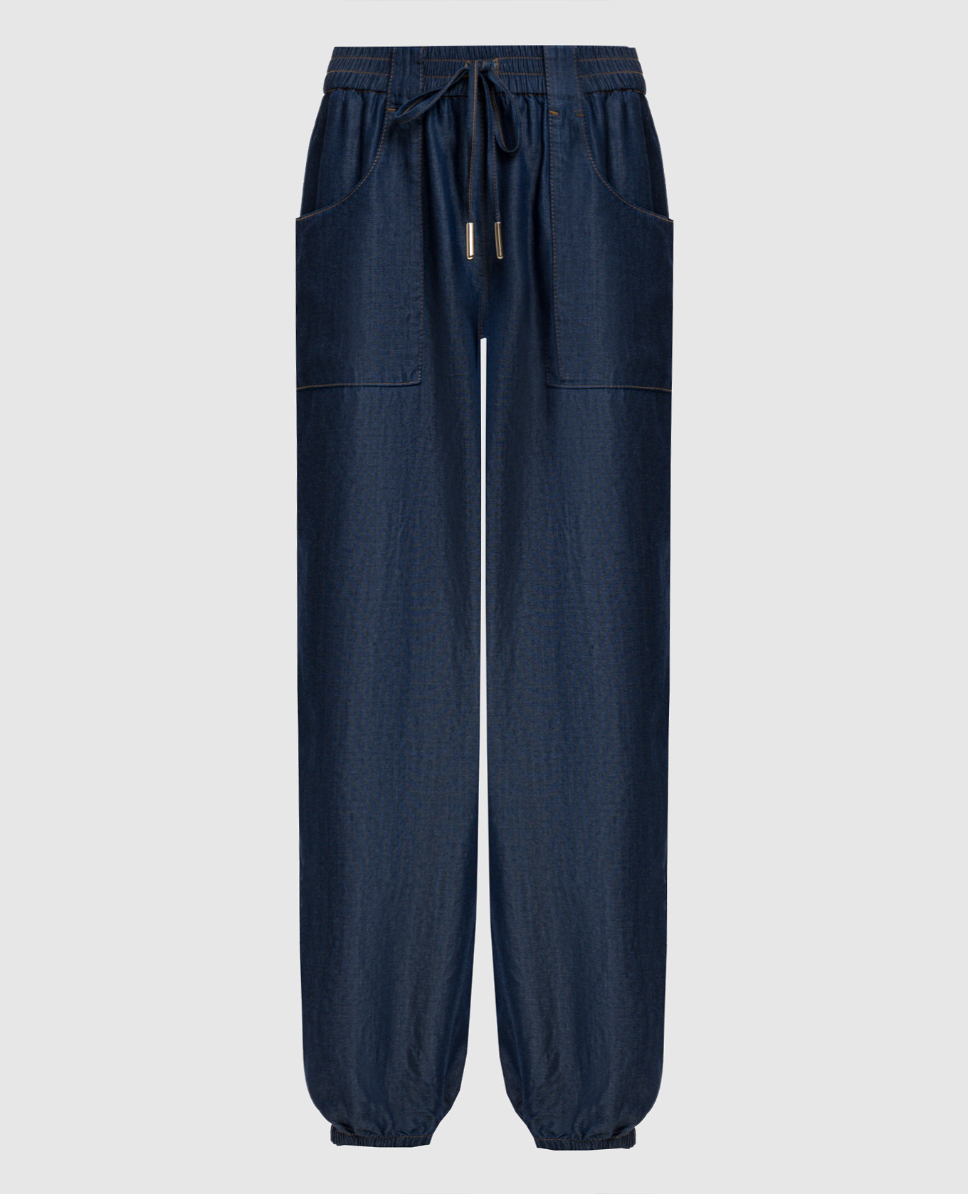 

Blue joggers with logo Twinset