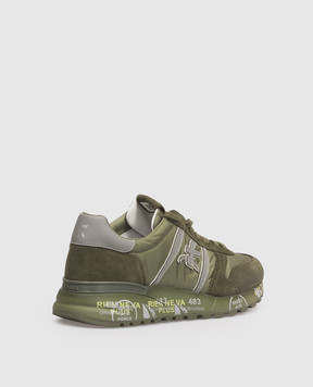 Premiata Lander khaki combination sneakers LANDER