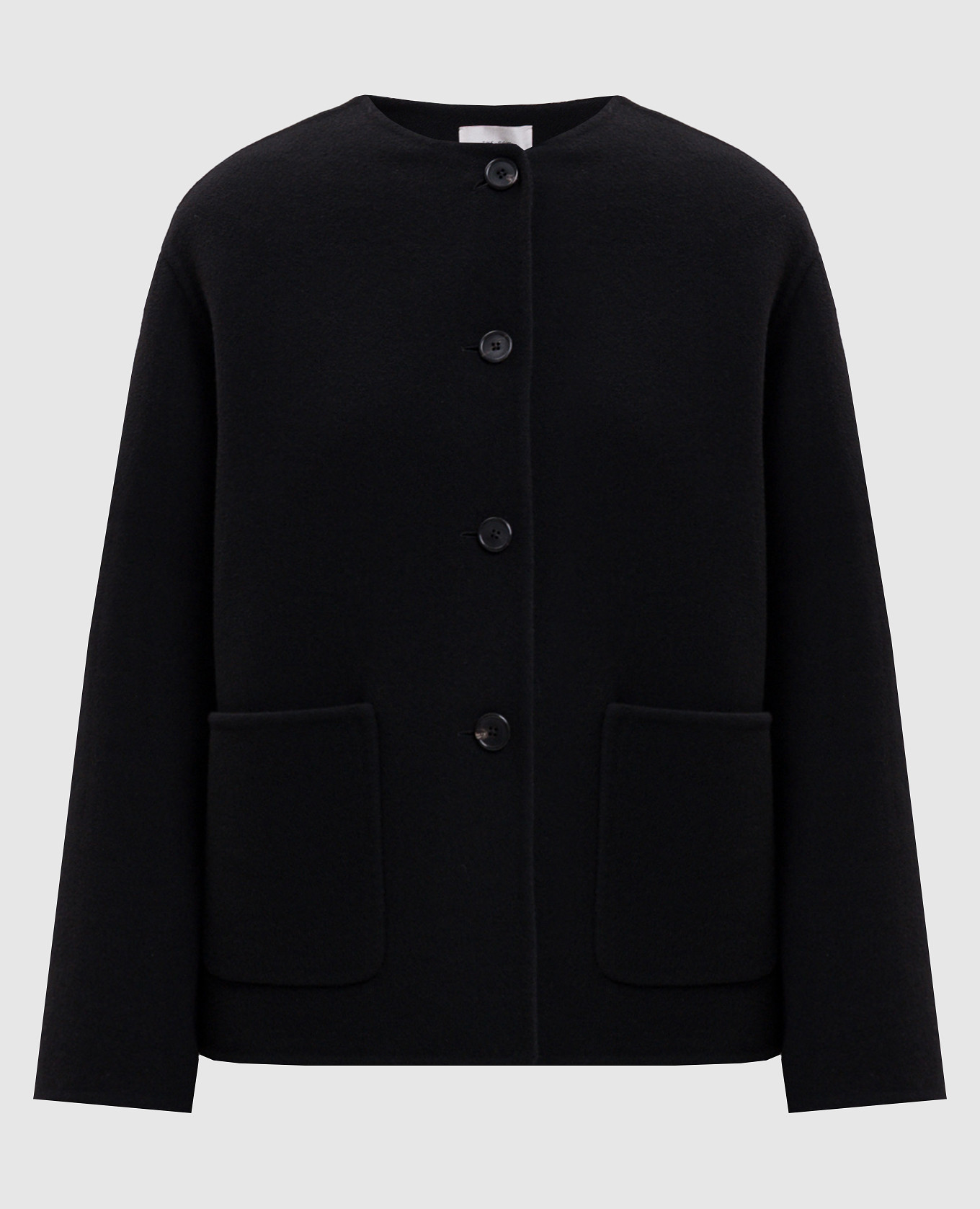 Quintus black wool jacket The Row