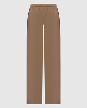 Peserico Brown wool pants P0493403464