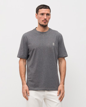 Brunello Cucinelli Grey melange T-shirt M0B131328G