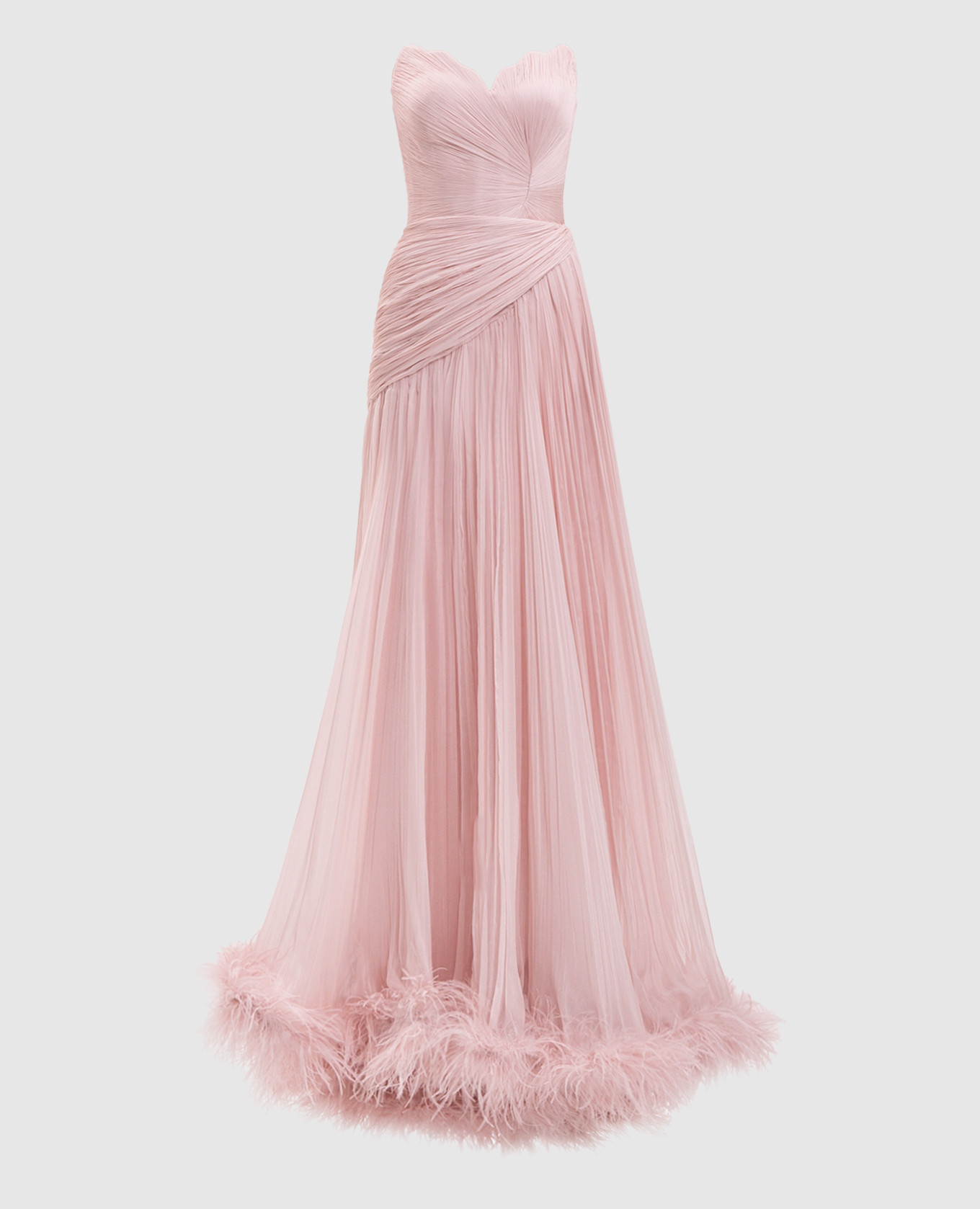 Pink Gisselle dress with a harvester effect