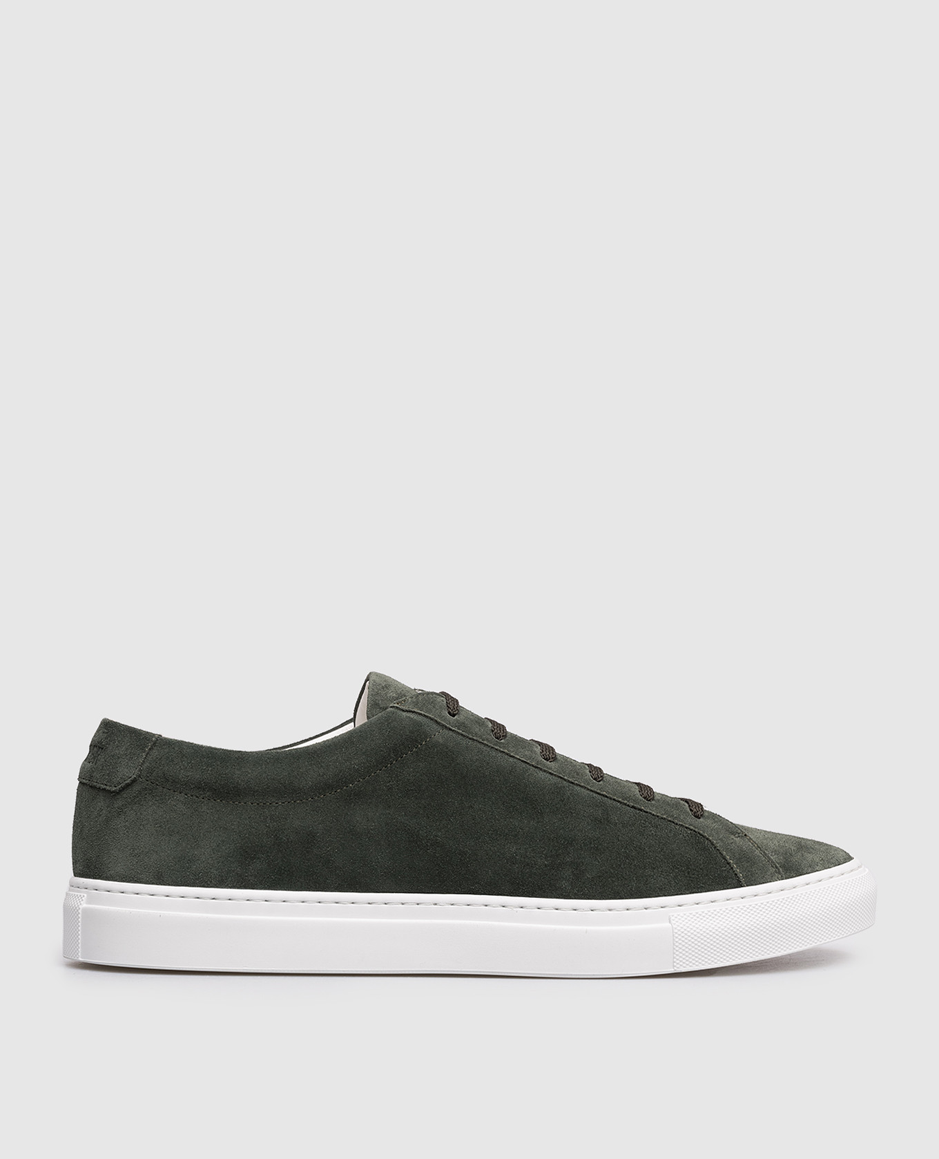 Boldini green suede sneakers