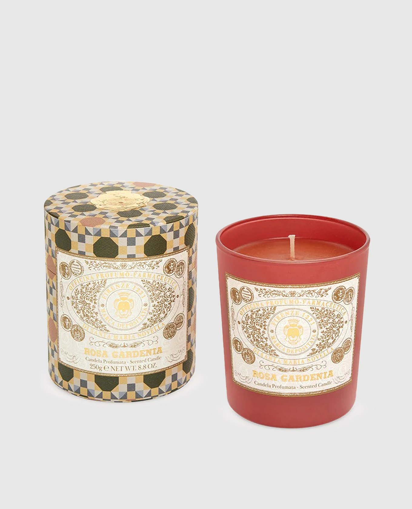 

Rosa Gardenia scented candle Santa Maria Novella, Red