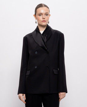 Loulou de Saison Black double-breasted jacket JIHA JIHA
