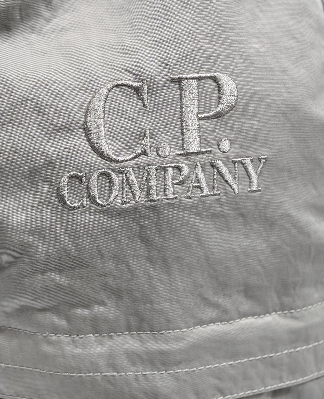 Children's gray sling bag with logo embroidery C.P. Company 4