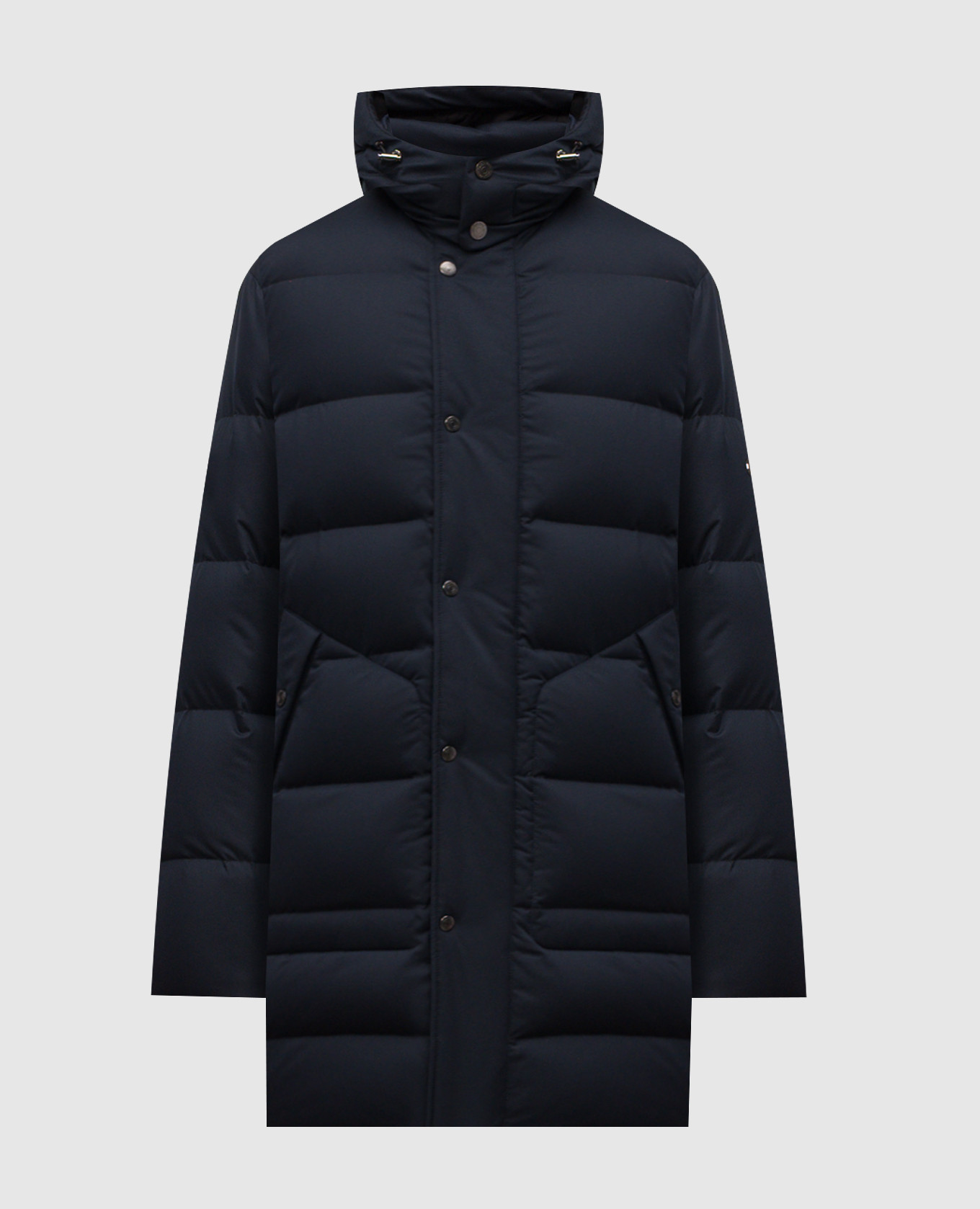 

Blue elongated down jacket Stefano Ricci