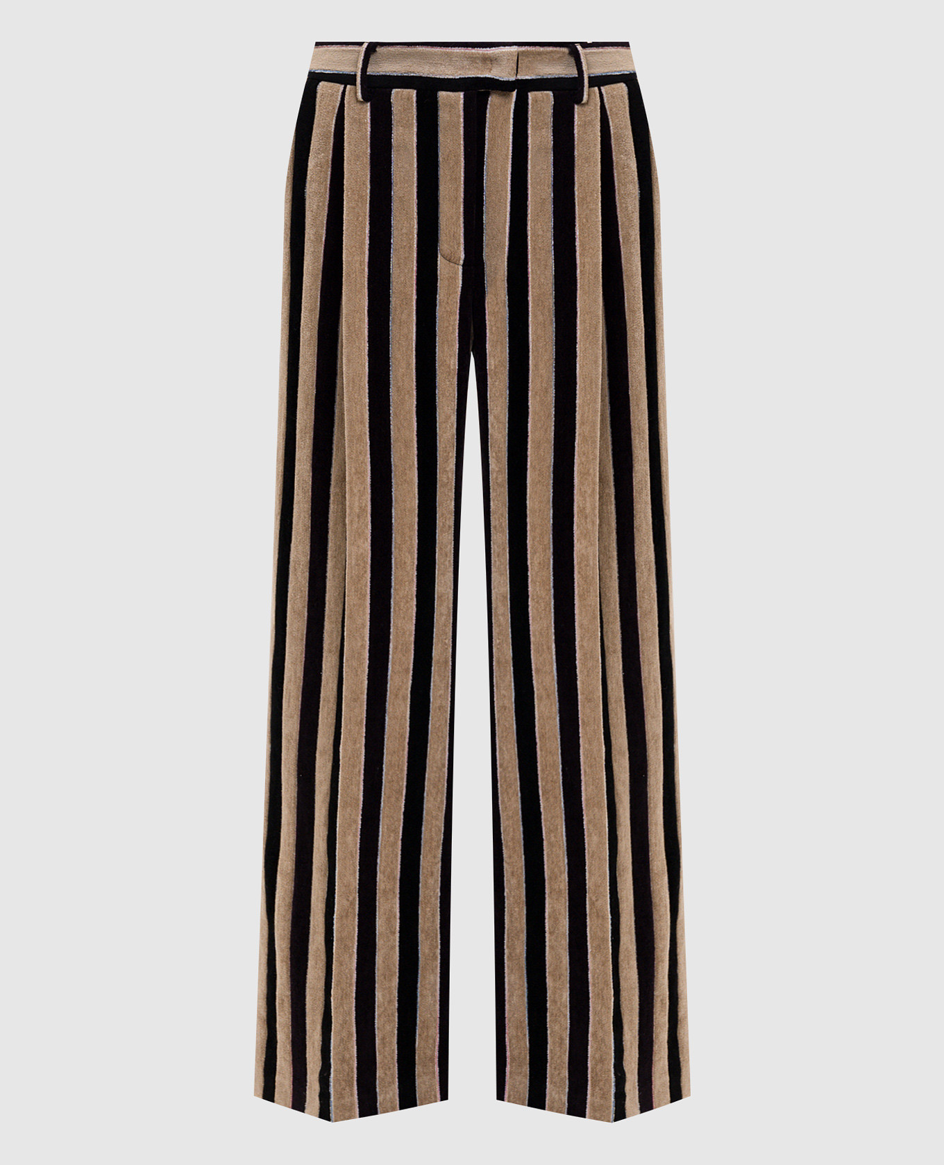 

Beige striped linen pants La DoubleJ