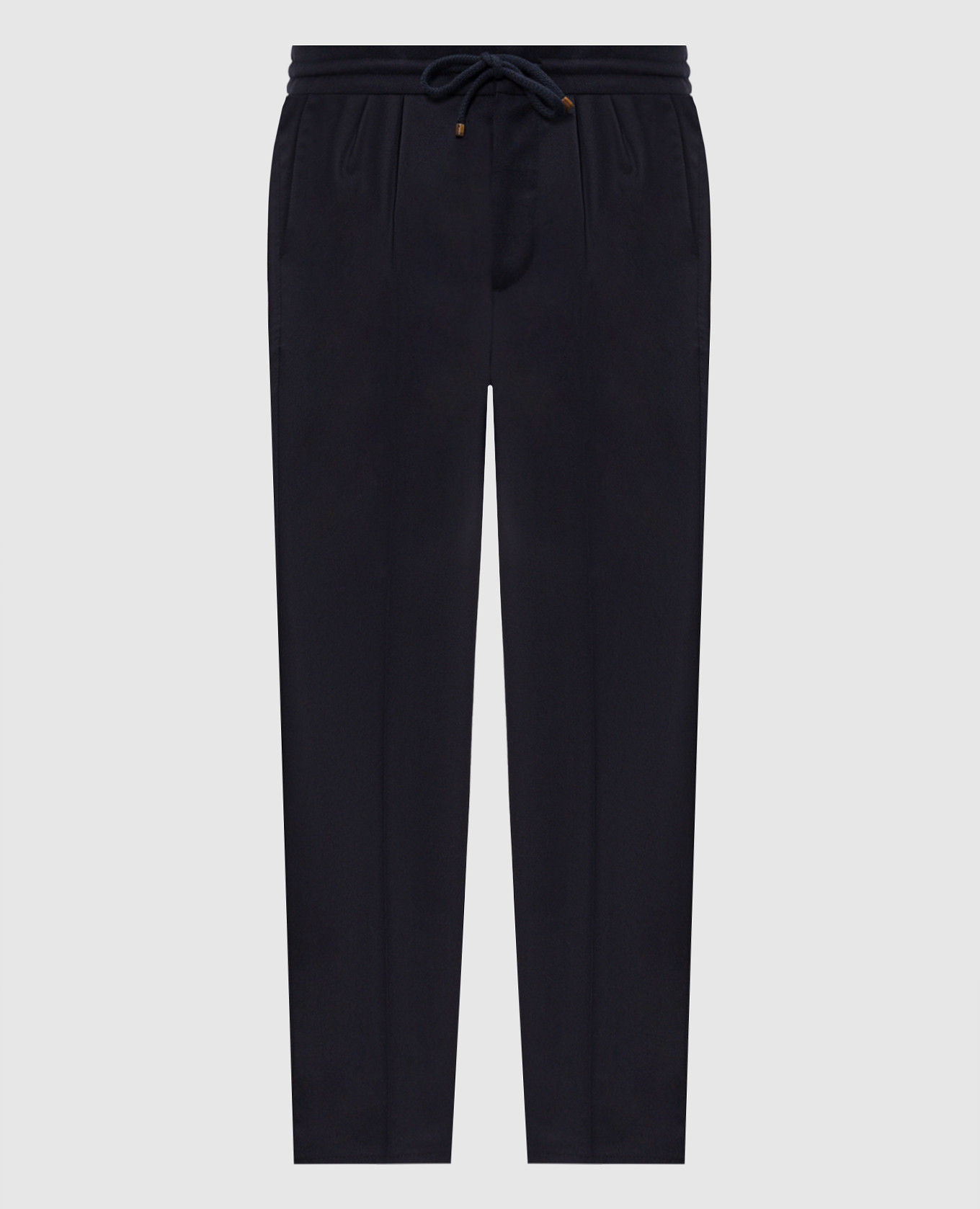 Navy blue wool pants