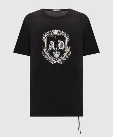 Black T-shirt with print