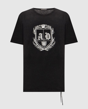 Ann Demeulemeester Black T-shirt with print B0014438FA790