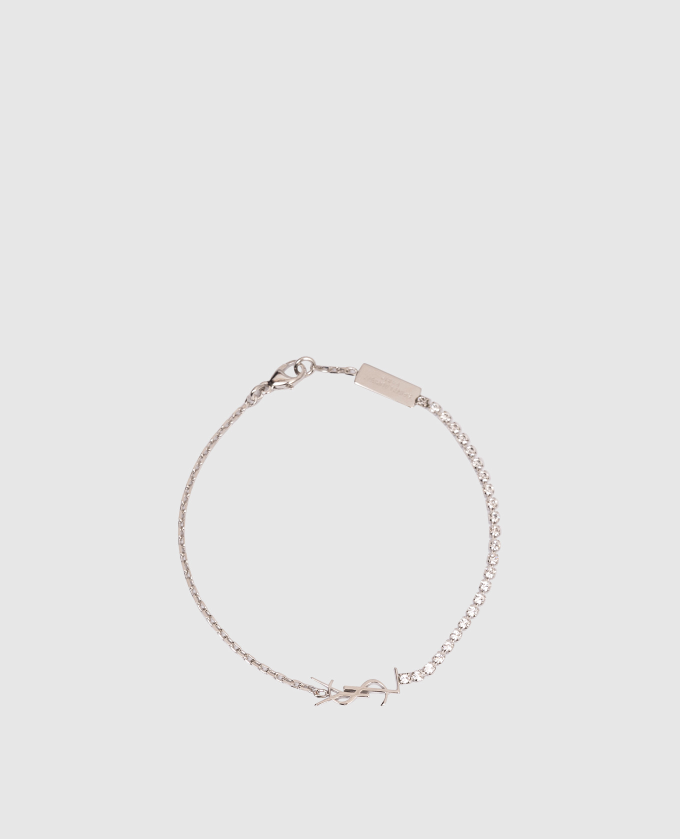 

Cassandre silver bracelet with crystals Saint Laurent