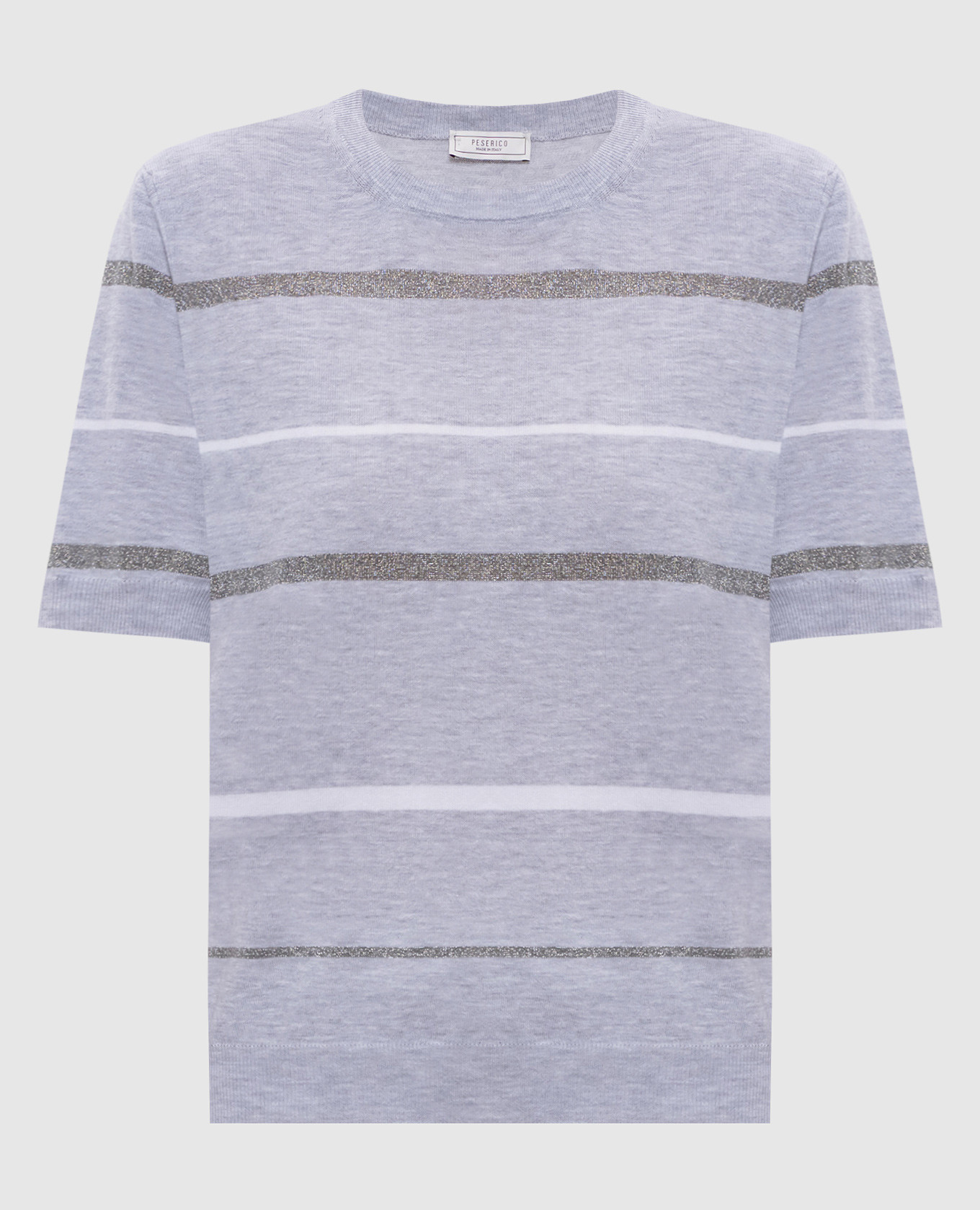 Gray striped top