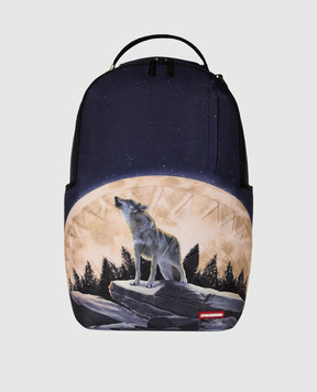 Sprayground Children's blue backpack AWOOOOOOOOOOOOOO 910B8564NSZ