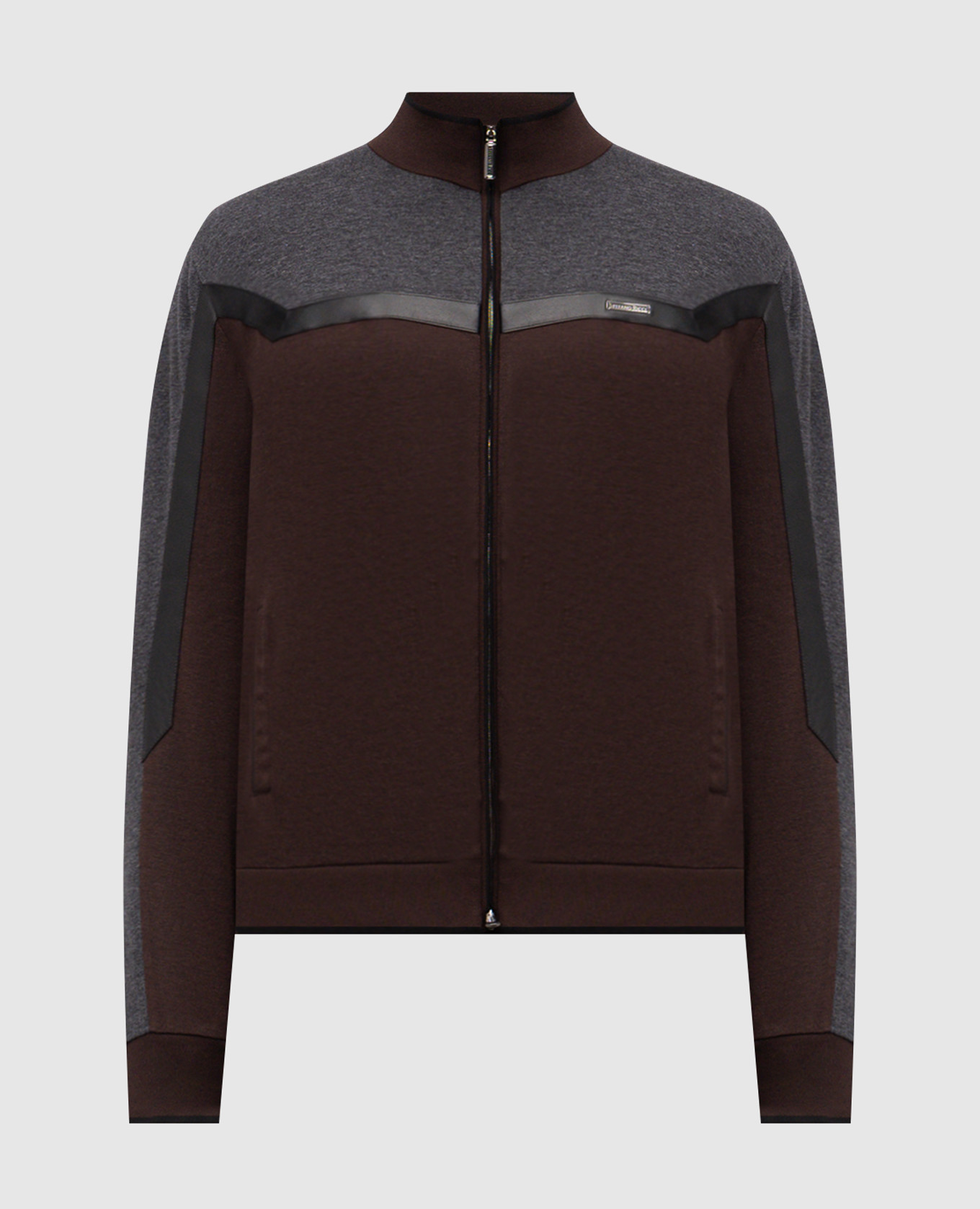 

Brown sports jacket with silk Stefano Ricci