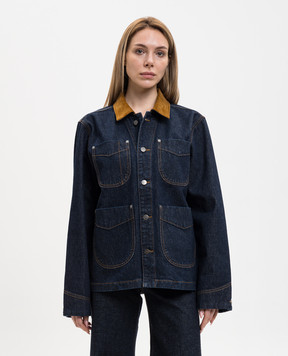 Khaite Wyatt blue denim jacket 1192908040
