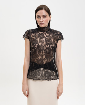 Valentino Black lace top 8B0AEBR5A6A