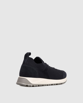 Canali Blue combination sneakers RC01288491226