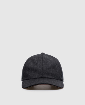 Canali Gray wool cap YA00122H146