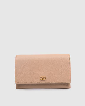 Valentino Beige leather bag with emblem 8W2P0AT7SNP