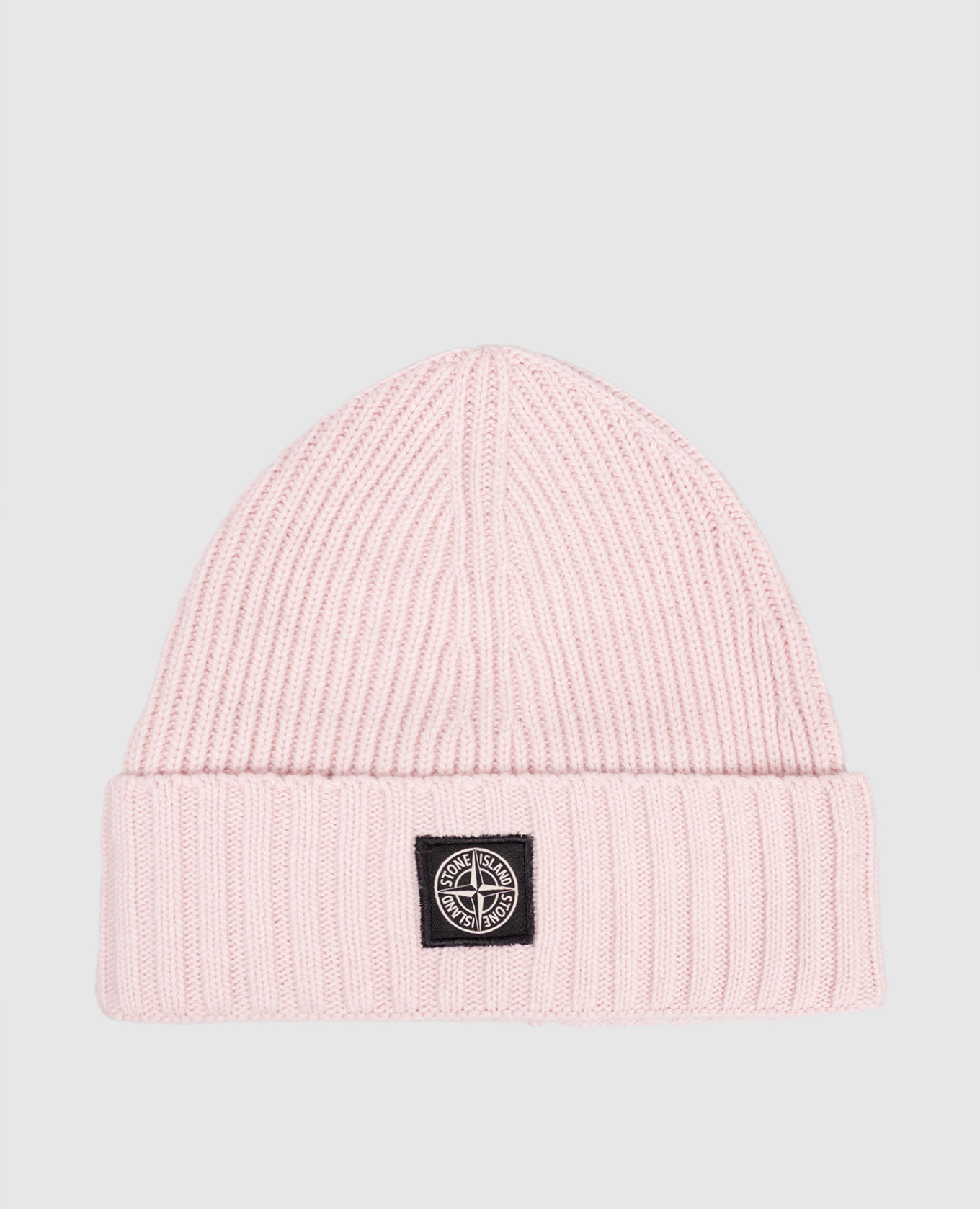 

Children's pink hat with wool and cashmere Stone Island