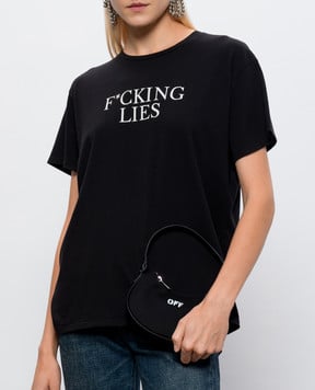 Off-White Children's black bag with OFF logo print OWGNN01F26FB01