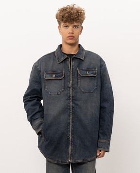 Off-White Blue denim shirt jacket 44MYD05WF26D002