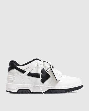 Off-White Out Of Office white leather sneakers M189C9L019