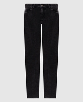 Dolce&Gabbana Dark gray corduroy pants GYJCCTG8PT7