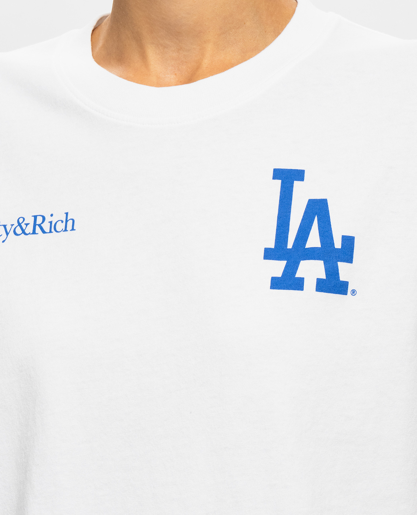 Dodgers Serif White T-Shirt Sporty & Rich 5