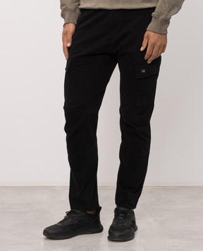 C.P. Company Black cargo pants MPA732A005529G