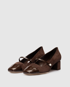Jimmy Choo Brown suede ELISA shoes ELISA45PAS