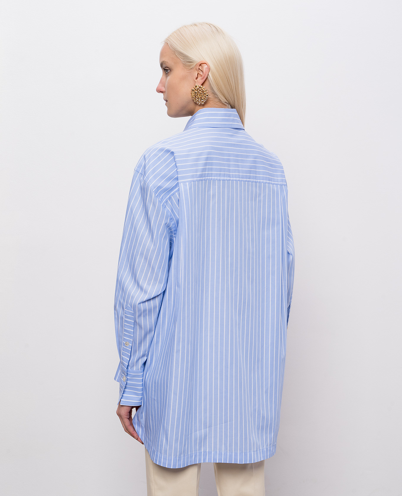 

Ranya blue striped shirt JOSEPH, Light blue