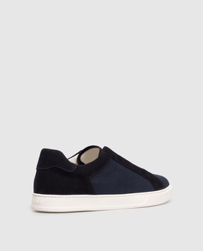 Doucal's Blue combination sneakers DU3542SPENPY847
