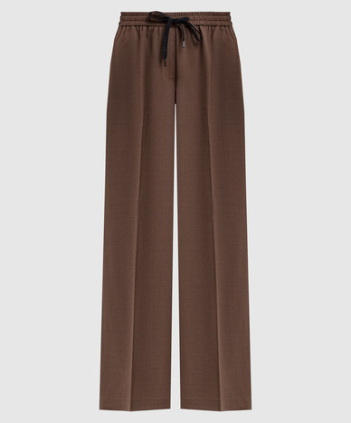 Brown wool pants
