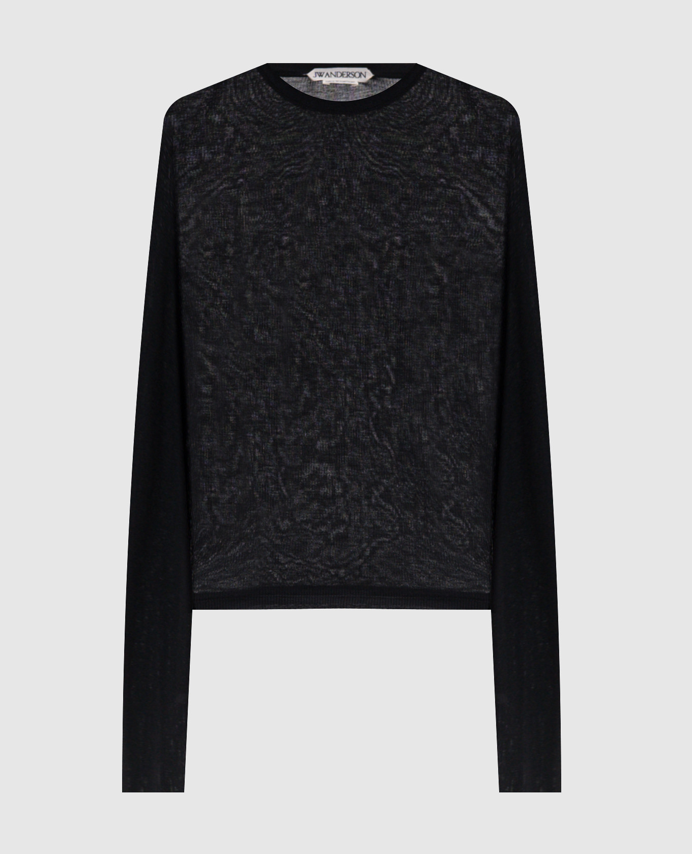 Black ribbed long sleeve