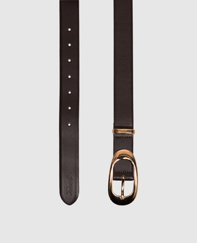 Twinset Brown leather belt 262TA4540