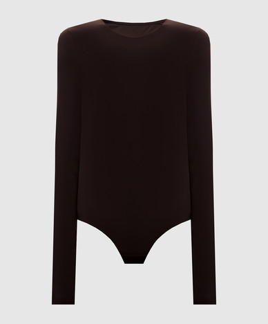 Body marron avec emblème