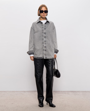 Solotre Gray denim shirt M1AC0117