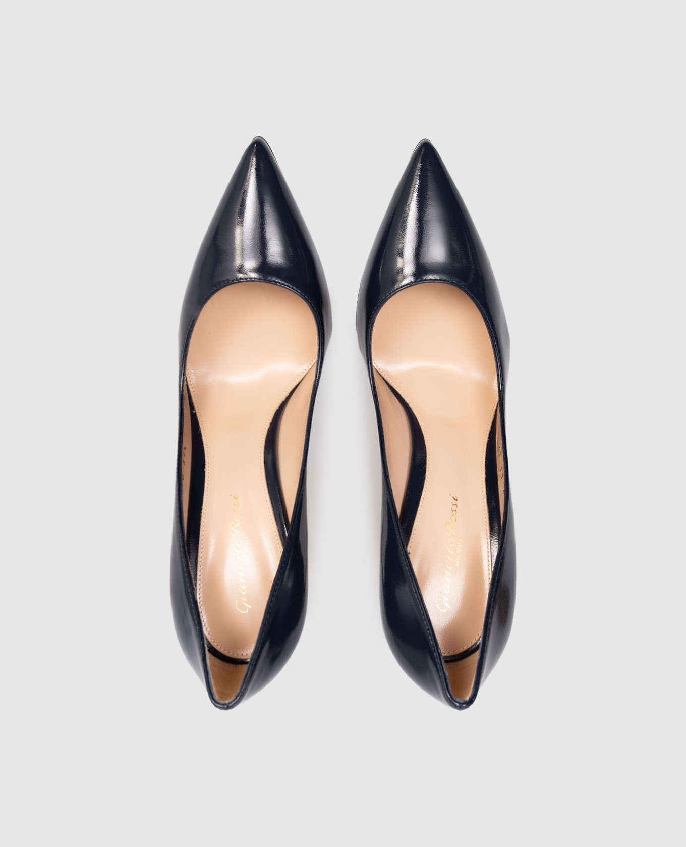 Blue patent leather shoes GIANVITO Gianvito Rossi 4