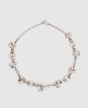 Reco Silver necklace with crystals CL1183P