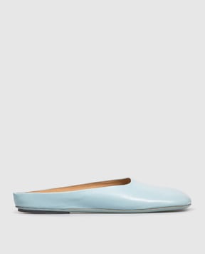 Marsell Bama blue leather mules MW8431P015