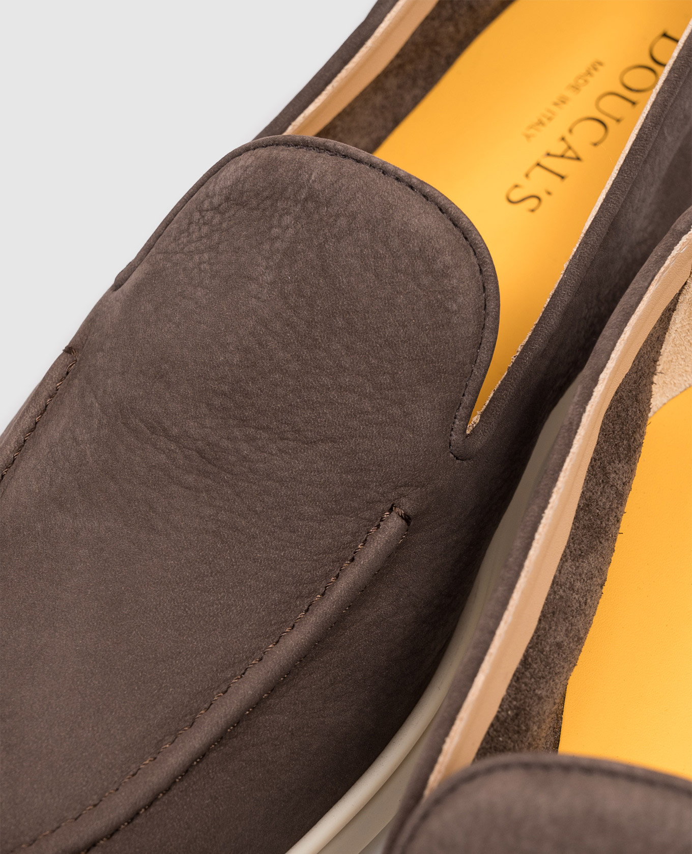 Brown nubuck loafers Doucal's 5